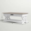 Parker House Furniture Americana Modern AME-4PC-01-02-09-COT Cotton Cocktail Table with 2 End Tables and Console Table IMAGE 9