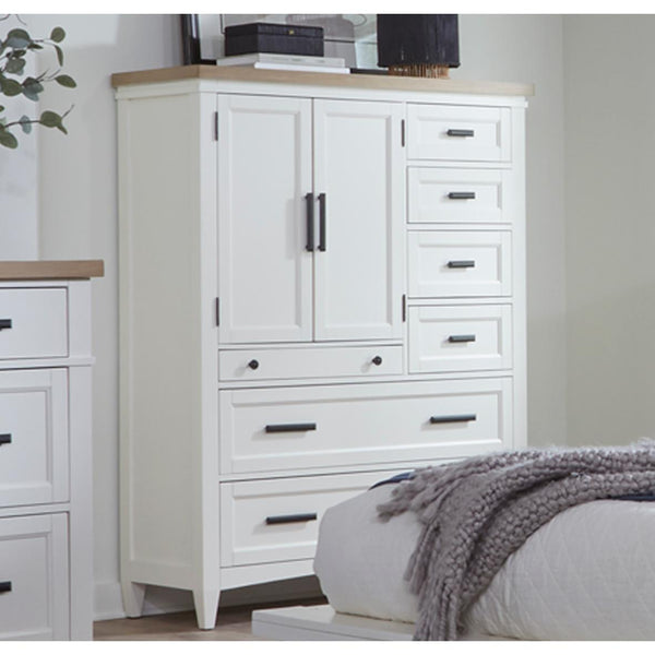 Parker House Furniture Americana Modern Bedroom BAME#42507-COT 7 Drawer Door Chest with Workstation IMAGE 1