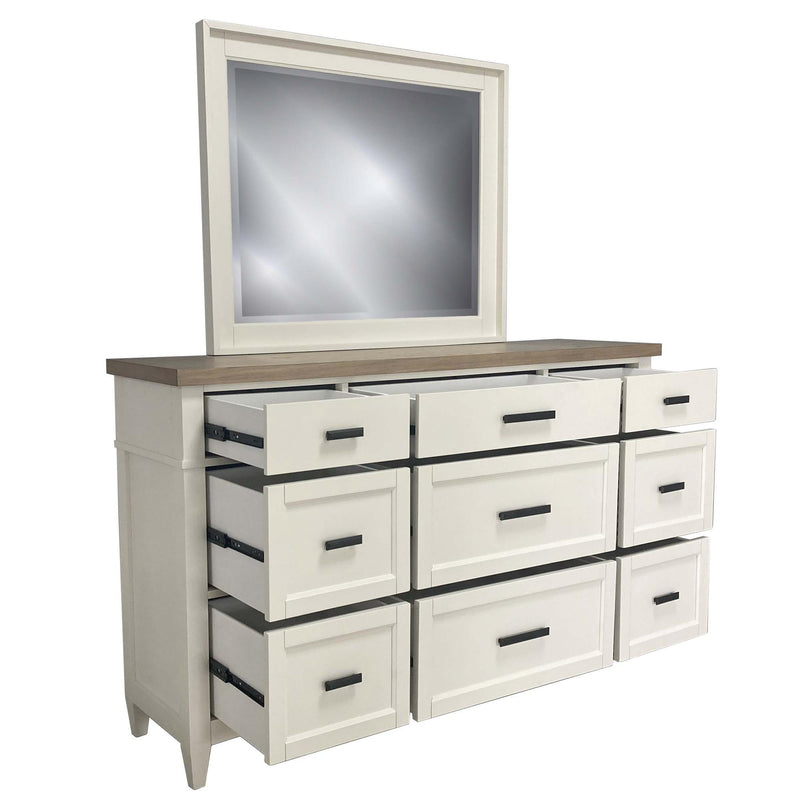Parker House Furniture Americana Modern Bedroom BAME-2131-2 9 Drawer Dresser and Mirror IMAGE 3