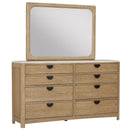 Parker House Furniture Escape BESC-2131-2 Bedroom 8 Drawer Dresser and Mirror IMAGE 2