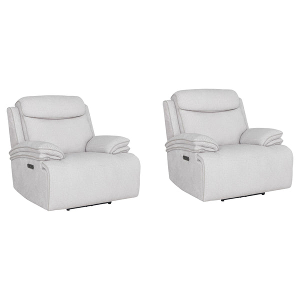 Parker Living Alpine MALP#812PHZ-2-AISN Airy Snow Power Zero Gravity Recliner Two Pack IMAGE 1