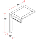 Parker House Furniture Boca BOC-3PC-LDESK L Shape Desk IMAGE 12