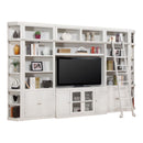 Parker House Furniture Boca BOC-7PC-ENT-RNDWALL 7 Piece Entertainment Wall with Corner Bookcases IMAGE 2