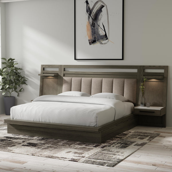Parker House Furniture Pure Modern Bedroom BPUR#1266-4 King Platform Wall Bed IMAGE 1