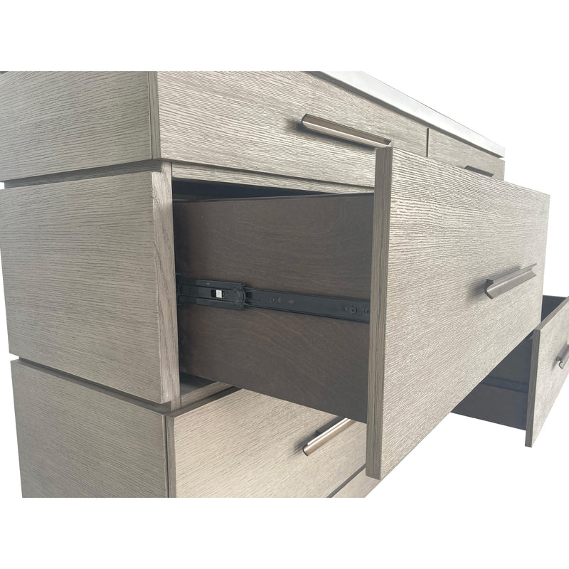 Parker House Furniture Pure Modern Bedroom BPUR-2131-2 6 Drawer Dresser and Mirror IMAGE 10