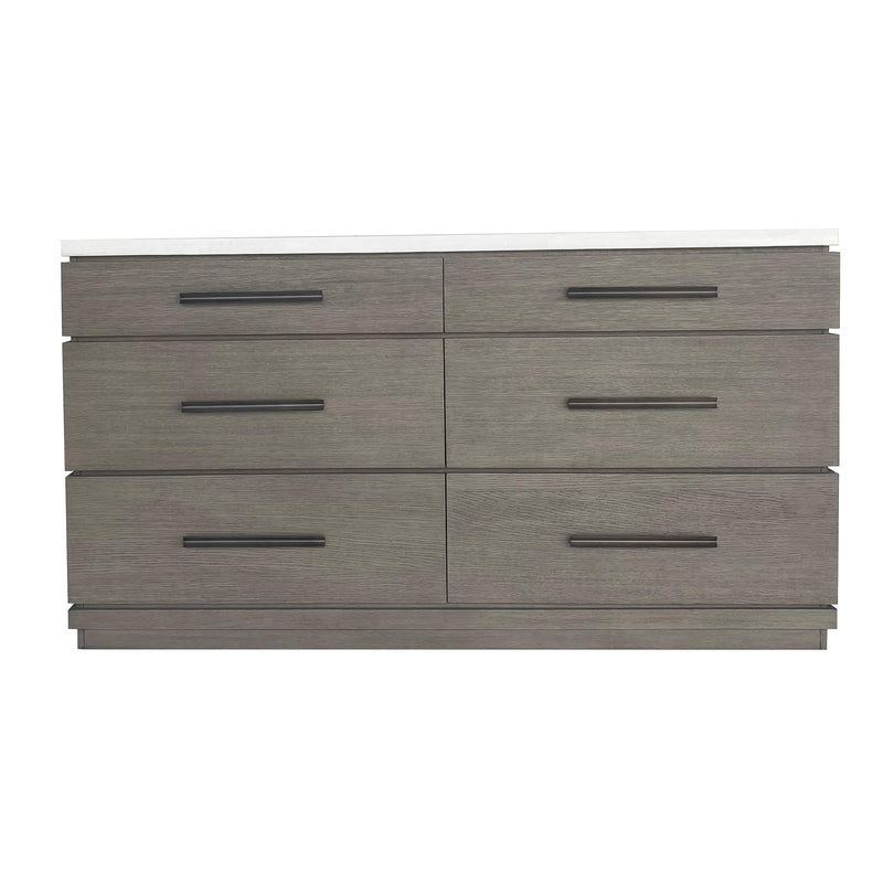 Parker House Furniture Pure Modern Bedroom BPUR-2131-2 6 Drawer Dresser and Mirror IMAGE 6