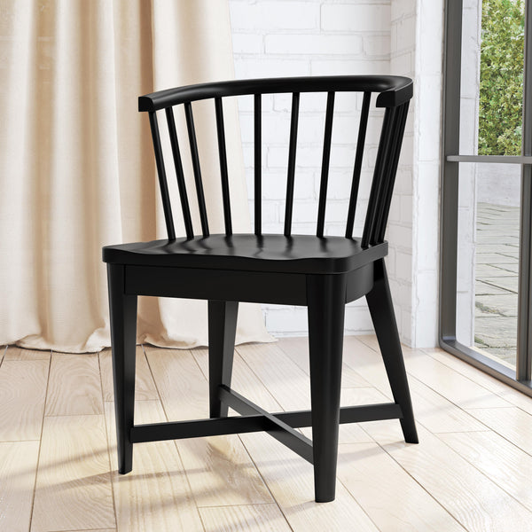 Parker House Furniture Americana Modern Dining DAME#2118-BLK Barrel Dining Chair (2/CTN Sold in pairs) IMAGE 1