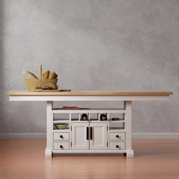 Parker House Furniture Americana Modern Dining DAME#72CH-2-COT 72 In. Island Counter-Height Extendable Dining Table IMAGE 1