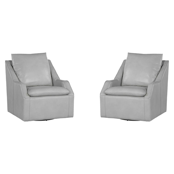 Parker Living Asher SASH#912S-2-STIC Steamboat Ice Swivel Accent Chair Two Pack IMAGE 1