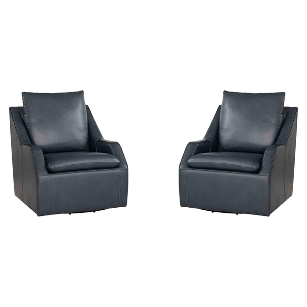 Parker Living Asher SASH#912S-2-STMA Steamboat Marine Swivel Accent Chair Two Pack IMAGE 1