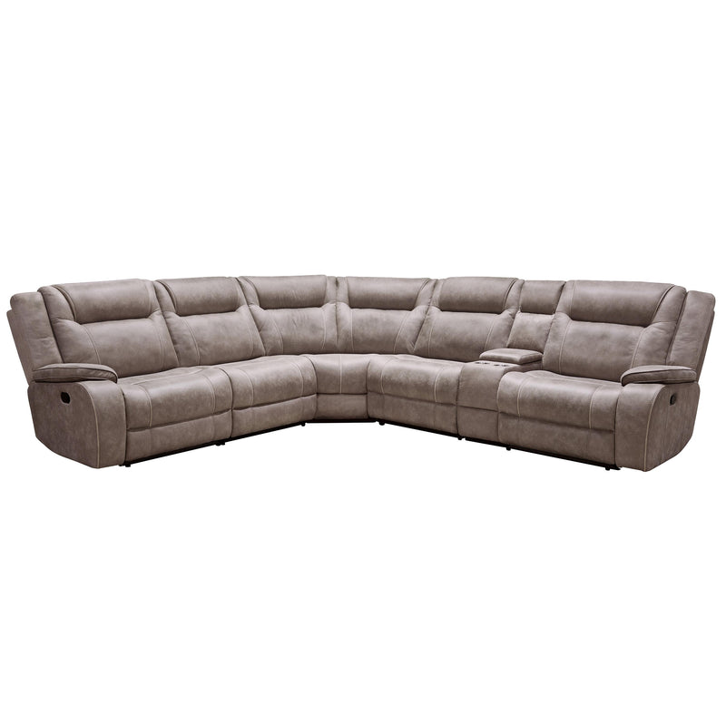 Parker Living Blake MBLA-PACKA-DTAU Desert Taupe 6 Piece Modular Reclining Sectional and Entertainment Console IMAGE 2