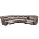 Parker Living Blake MBLA-PACKA-DTAU Desert Taupe 6 Piece Modular Reclining Sectional and Entertainment Console IMAGE 3