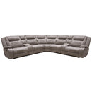 Parker Living Blake MBLA-PACKT7-DTAU Desert Taupe 7 Piece Modular Reclining Sectional and Entertainment Console IMAGE 2