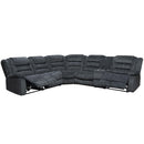 Parker Living Bolton MBOL-PACKA-MISS Misty Storm 6 Piece Modular Reclining Sectional and Entertainment Console IMAGE 2