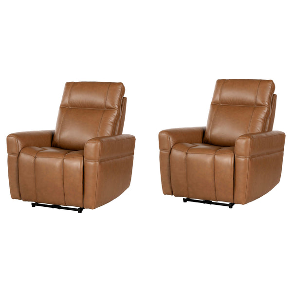 Parker Living Bradford MBRA#812PHZ-2-STEU Steamboat Ecru Power Zero Gravity Recliner P2 Two Pack IMAGE 1