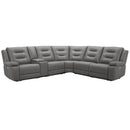 Parker Living Caldwell MCAL-PACKA(H)-TACH Tahoe Fog 6 Piece Modular Power Reclining Sectional with Power Adjustable Headrests IMAGE 1