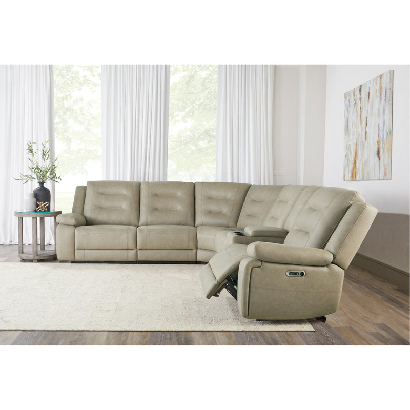 Parker Living Caldwell MCAL-PACKA(H)-TAFG Tahoe Fog 6 Piece Modular Power Reclining Sectional with Power Adjustable Headrests IMAGE 10