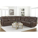 Parker Living Canterbury MCAN-PACKA(HZ)-ACO Acorn 6 Piece Zero Gravity Modular Power Reclining Sectional IMAGE 1