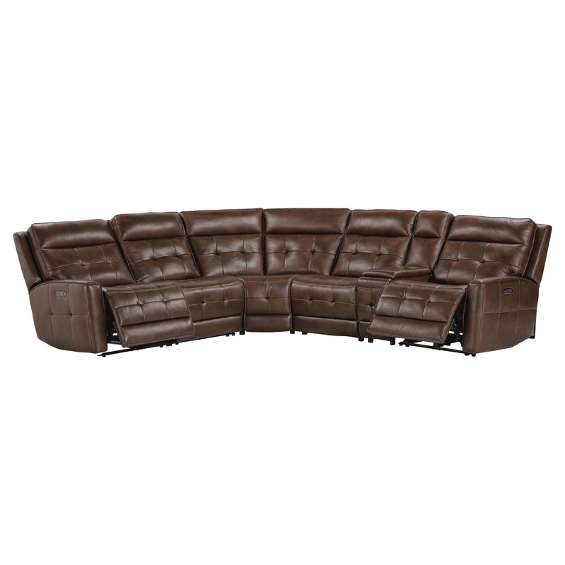 Parker Living Canterbury MCAN-PACKA(HZ)-ACO Acorn 6 Piece Zero Gravity Modular Power Reclining Sectional IMAGE 4