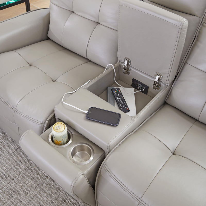 Parker Living Canterbury MCAN-PACKA(HZ)-PEW Pewter 6 Piece Zero Gravity Modular Power Reclining Sectional IMAGE 7