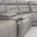 Parker Living Canterbury MCAN-PACKA(HZ)-PEW Pewter 6 Piece Zero Gravity Modular Power Reclining Sectional IMAGE 8