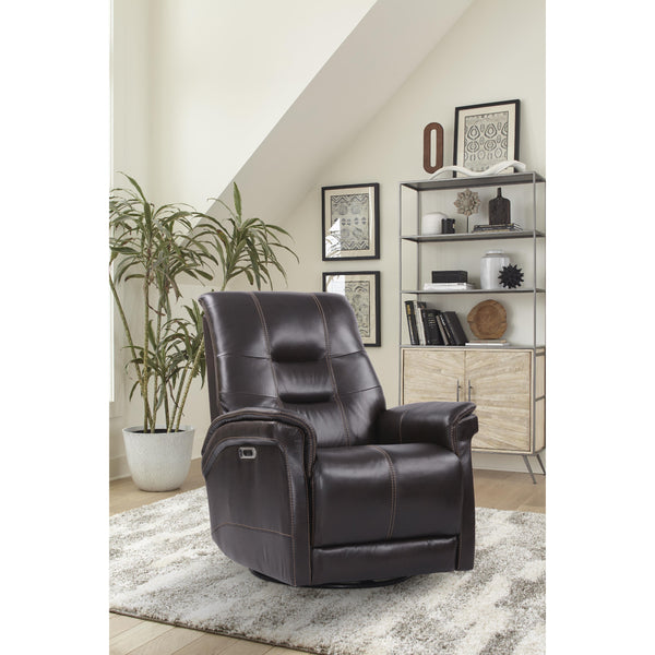 Parker Living Carnegie MCAR#812GSPH-P25-2-VCO Verona Coffee - Powered By Freemotion Cordless Power Swivel Glider Recliner Two Pack IMAGE 1