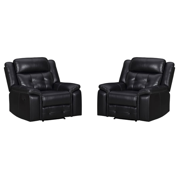 Parker Living Clayton MCLA#812GS-2-PHNT Phantom Manual Swivel Glider Recliner Two Pack IMAGE 1