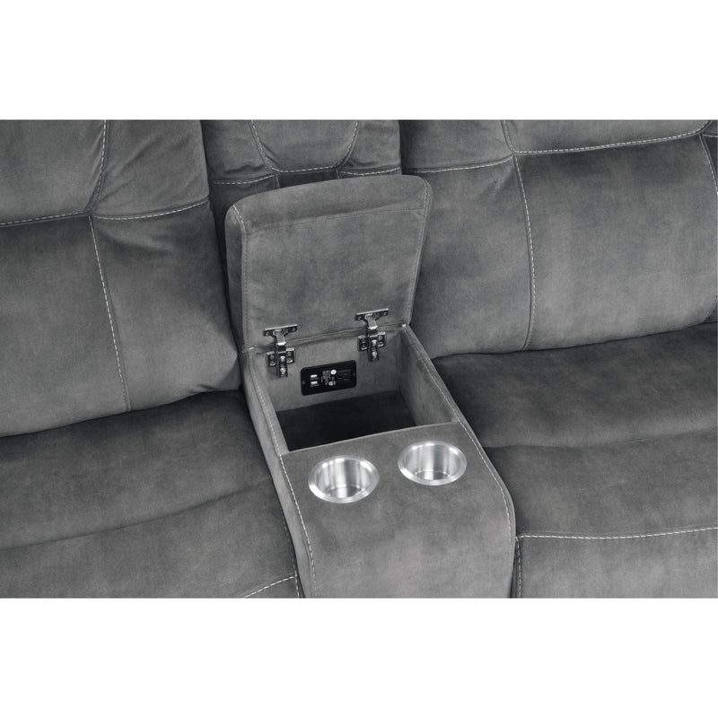 Parker Living Cooper MCOO-PACKT7-SGR Shadow Grey 7 Piece Modular Manual Reclining Sectional IMAGE 2