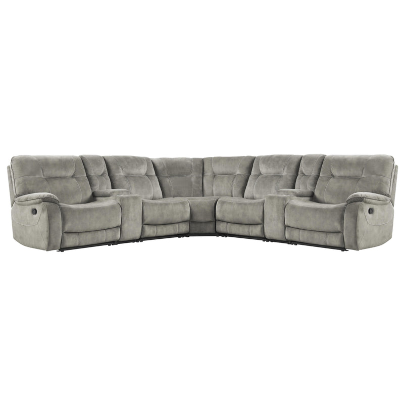 Parker Living Cooper MCOO-PACKT7-SNA Shadow Natural 7 Piece Modular Manual Reclining Sectional IMAGE 1