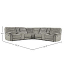 Parker Living Cooper MCOO-PACKT7-SNA Shadow Natural 7 Piece Modular Manual Reclining Sectional IMAGE 4