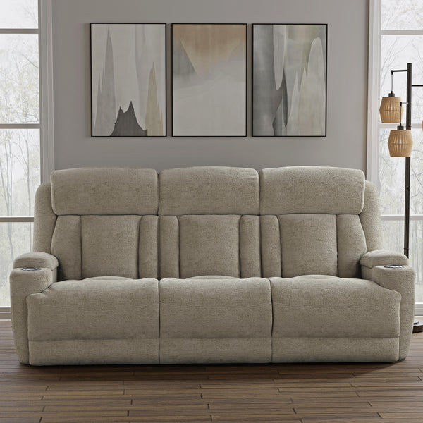 Parker Living Dalton MDAL#834PH-LFA Lucky Fawn Power Reclining Sofa with Drop Down Table IMAGE 1