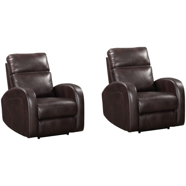 Parker Living Devin MDEV#812P-2-PPBR Pebble Brown Power Recliner Two Pack IMAGE 1