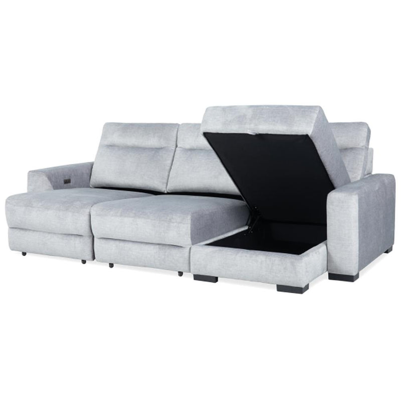 Parker Living Elliot MELL-PACK3A-STRL Sterling 3 Piece Modular Lift Top Storage Sectional IMAGE 4