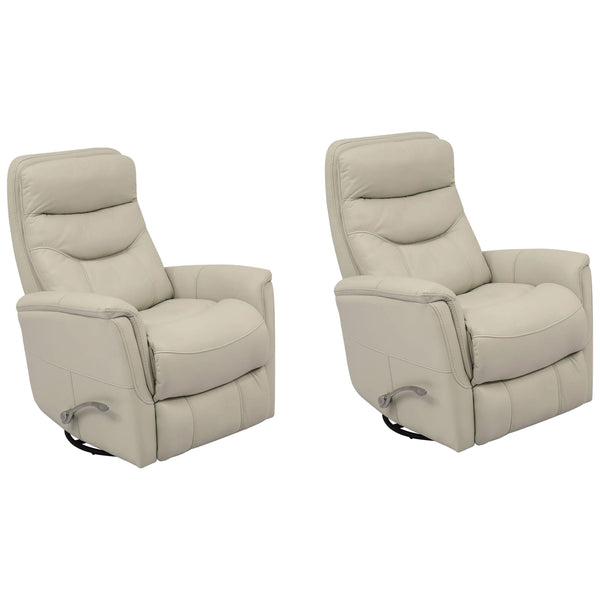 Parker Living Gemini MGEM#812GS-2-IV Ivory Swivel Glider Recliner Two Pack IMAGE 1