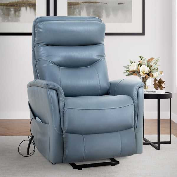 Parker Living Gemini MGEM#812LIFT-SFAZ Softy Azure Power Lift Recliner with Articulating Headrest IMAGE 1