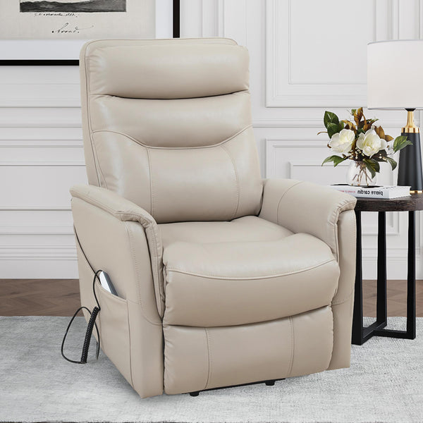 Parker Living Gemini MGEM#812LIFT-SFIV Softy Ivory Power Lift Recliner with Articulating Headrest IMAGE 1