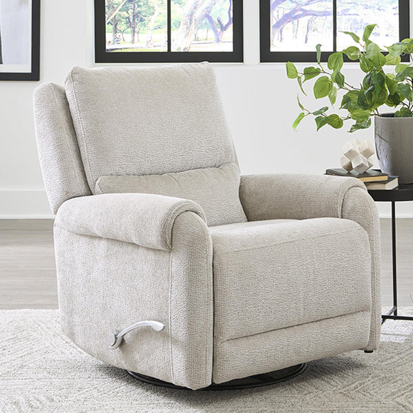 Parker Living Gentry MGNY#812GS-2-EUMS Ecru Mist Manual Swivel Glider Recliner Two Pack IMAGE 1
