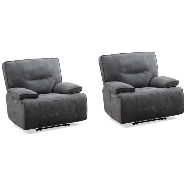 Parker Living Gladiator MGLA#812PHZ-2-CBL Cobalt Zero Gravity Power Recliner Two Pack IMAGE 1