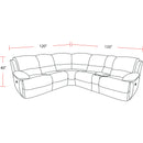 Parker Living Gladiator MGLA-PACKA(H)-CBL Cobalt 6 pc Power Reclining Sectional with Power Adjustable Headrests IMAGE 4