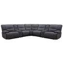 Parker Living Gladiator MGLA-PACKT7(HZ)-CBL Cobalt 7 Piece Modular Power Zero Gravity Reclining Sectional with Power Adjustable Headrests IMAGE 1