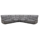 Parker Living Gladiator MGLA-PACKT7(HZ)-SKY Sky 7 Piece Modular Power Zero Gravity Reclining Sectional with Power Adjustable Headrests IMAGE 1