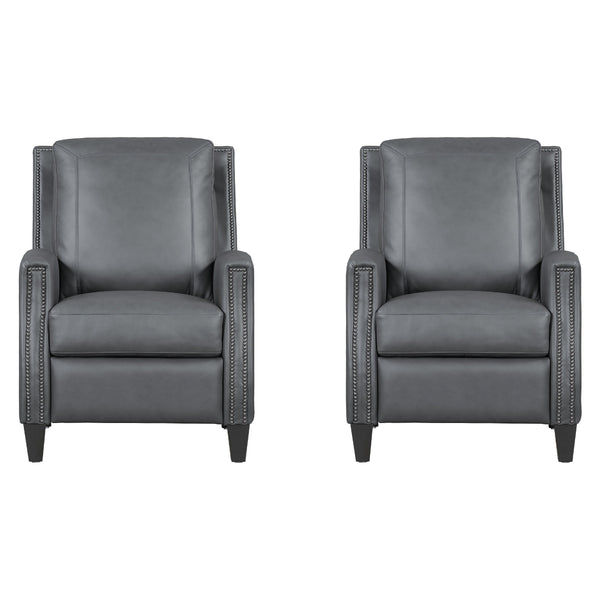 Parker Living Hunter MHNT#812-2-ECGR Echo Grey Manual Recliner Two Pack IMAGE 1