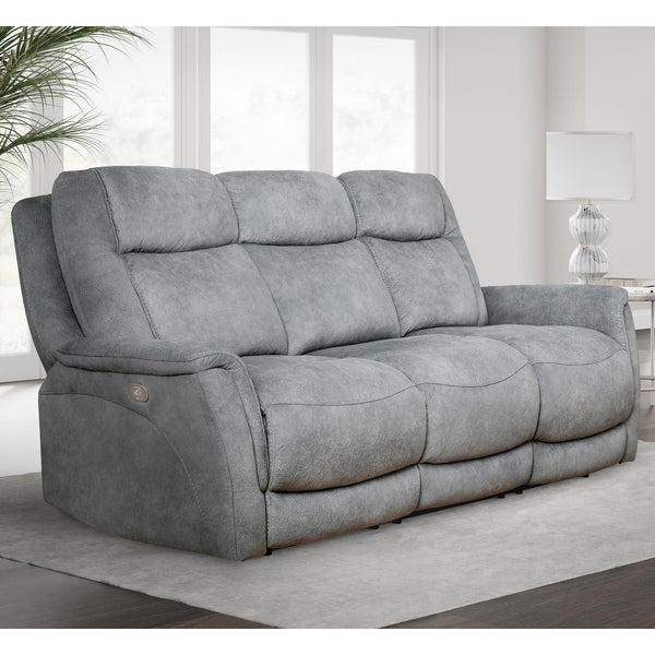 Parker Living Linus MLIN#832PHZ-HGY Hudson Grey Zero Gravity Power Reclining Sofa IMAGE 1