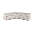 Parker Living Modesto MMOD-PACKA(H)-BUCR Buttercream 6 Piece Modular Power Reclining Sectional with Power Adjustable Headrests IMAGE 2