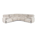 Parker Living Modesto MMOD-PACKT7(H)-BUCR Buttercream 7 Piece Modular Power Reclining Sectional with Power Adjustable Headrests IMAGE 3