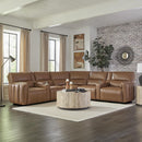 Parker Living Modesto MMOD-PACKT7(H)-SABL Sable 7 Piece Modular Power Reclining Sectional with Power Adjustable Headrests IMAGE 1