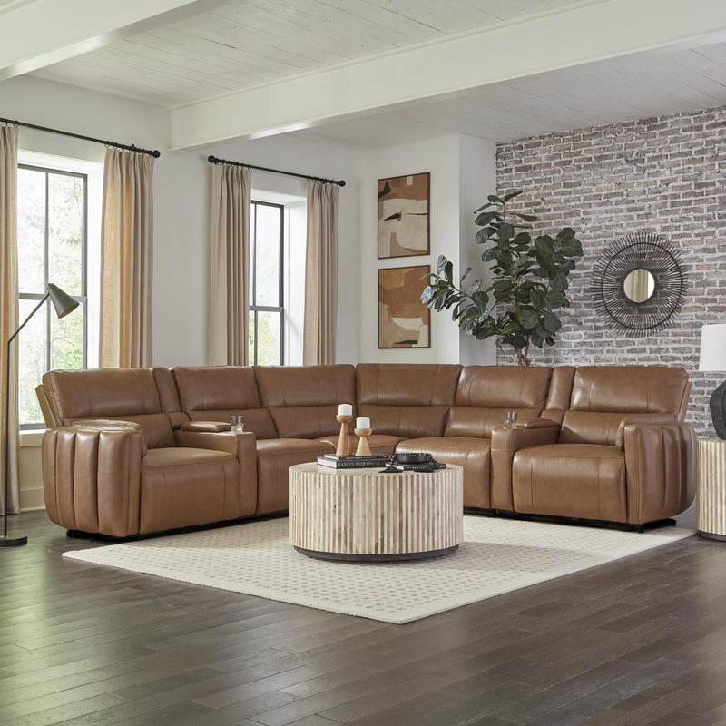 Parker Living Modesto MMOD-PACKT7(H)-SABL Sable 7 Piece Modular Power Reclining Sectional with Power Adjustable Headrests IMAGE 1