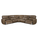 Parker Living Modesto MMOD-PACKT7(H)-SABL Sable 7 Piece Modular Power Reclining Sectional with Power Adjustable Headrests IMAGE 4