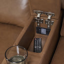 Parker Living Modesto MMOD-PACKT7(H)-SABL Sable 7 Piece Modular Power Reclining Sectional with Power Adjustable Headrests IMAGE 7