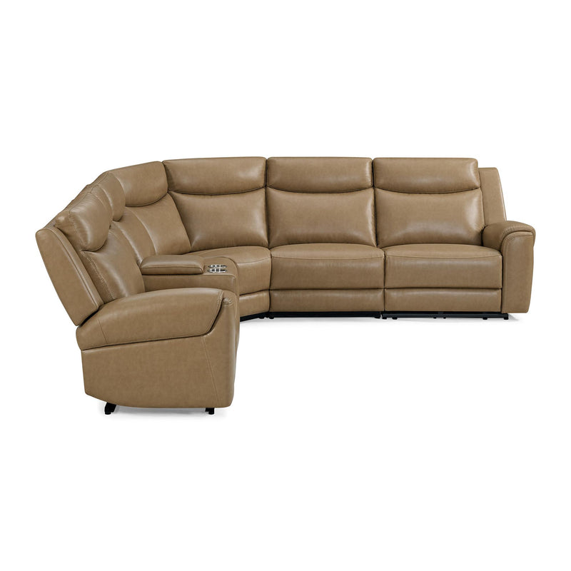 Parker Living Momentum MMTM-PACKA(HZ)-HM-CSHW Cashew 6 Piece Modular Power Reclining Sectional with Power Adjustable Headrests IMAGE 7